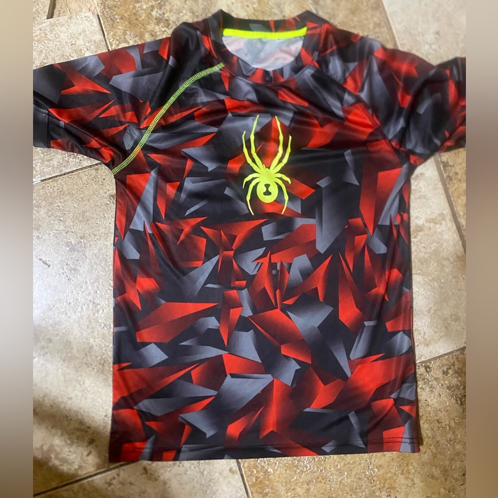 Spyder Red and Black Graphic Tee